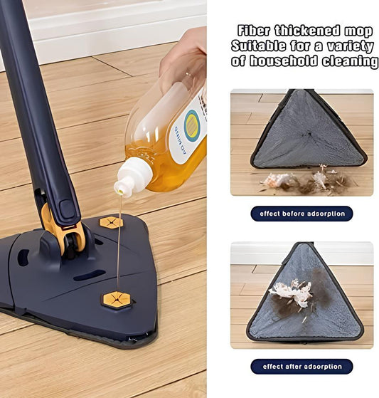 Rotatable Adjustable Triangle Cleaning Mop