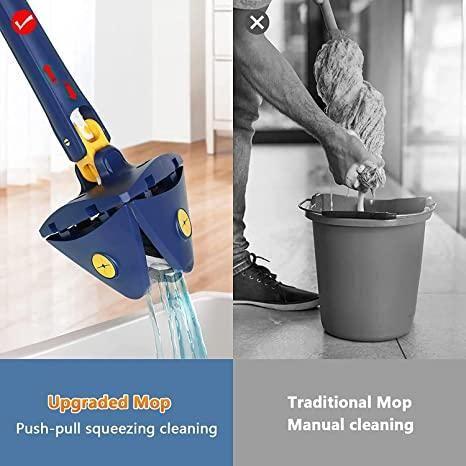 Rotatable Adjustable Triangle Cleaning Mop