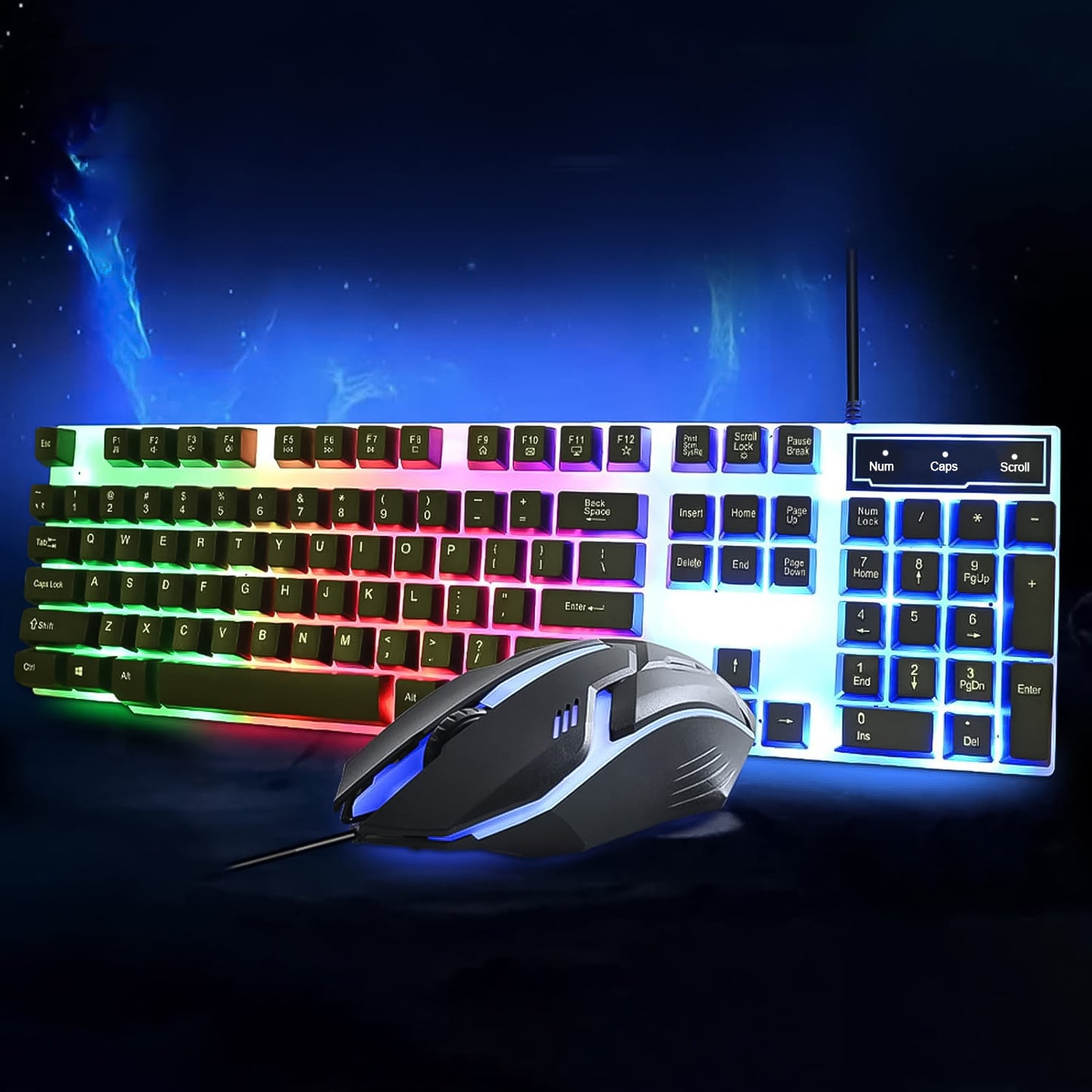 RBG Keyboard & Mouse Set (2 Pc Set)