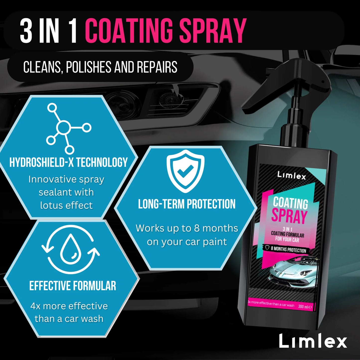 3 IN 1 COATING SPRAY ( Pack Of 2 )