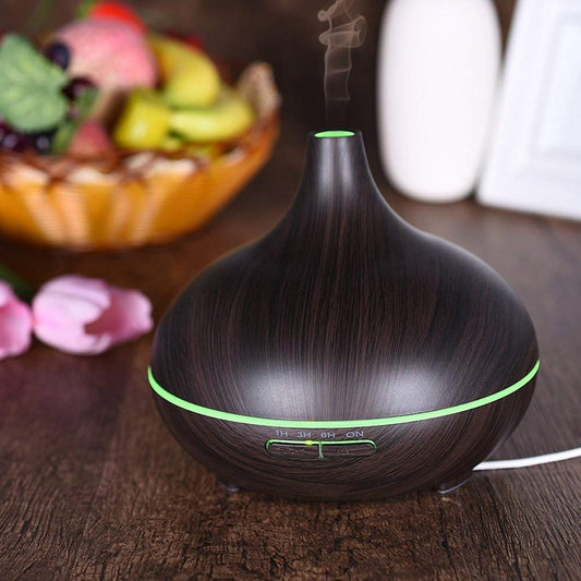 Aromatherapy Humidifier  500ml Capacity, 7 LED Colors, Remote-Controlled