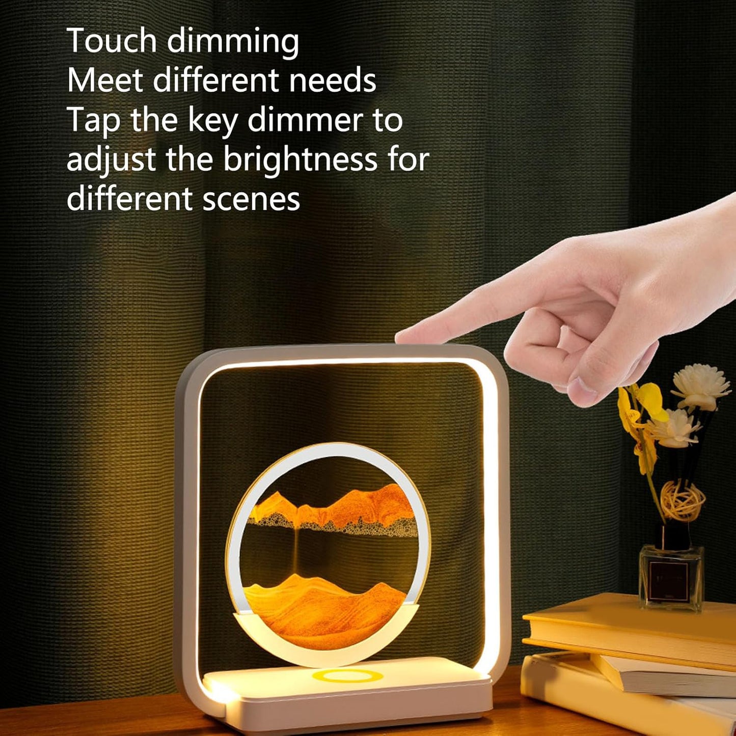 3D Wireless Charging LED Lamp