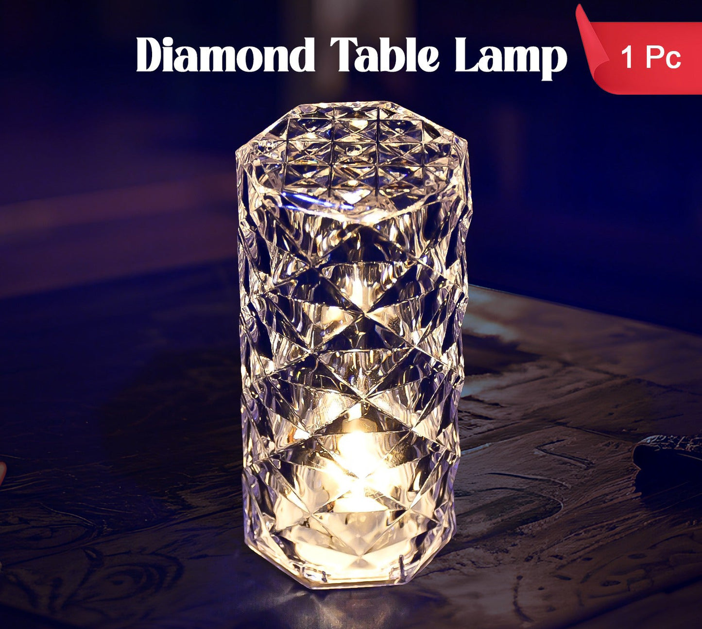 Diamond Table Lamp  Candles For Home Decoration Crystal Candle Lights